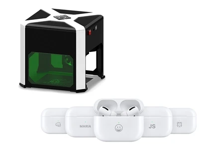 Bisakah mesin ukiran laser desktop kecil mengukir casing headset bluetooth?