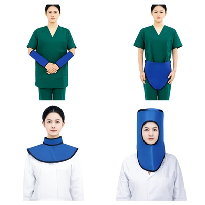 0,5mmPb X-Produk & Aksesori Perlindungan Radiasi Sinar|Masker Wajah, Kerah Timbal & Lainnya