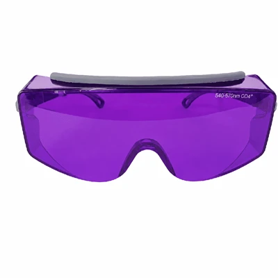Kacamata Keamanan Laser 540–570nm|OD4+ Kacamata Pelindung