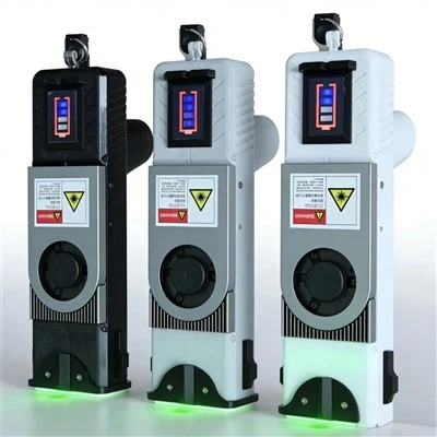 Penyala Laser Genggam 91W 7M Portabel Dapat Diisi Ulang