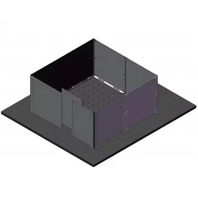 Sistem Pelindung Laser Pelindung Cahaya Laser Platform Optik Kondisi Baru Pelindung Laser Logam 532nm 1064nm untuk Lab Optik